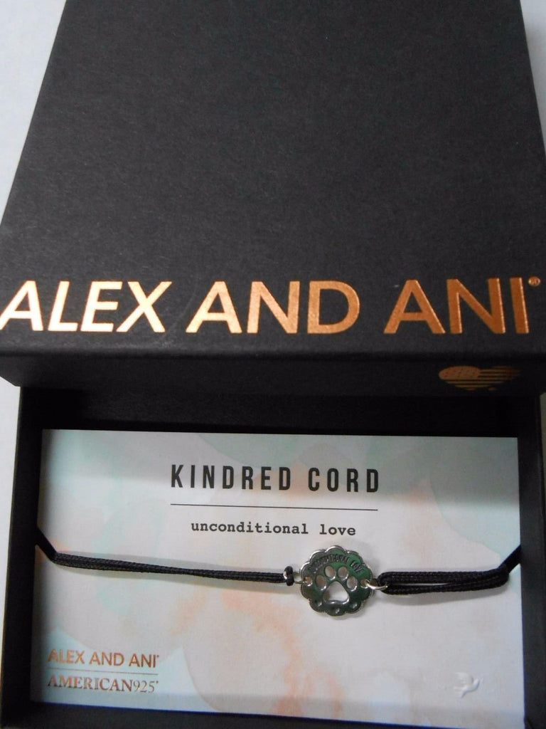 Alex and Ani Kindred Cord, Unconditional Love Sterling Silver Bangle Bracelet