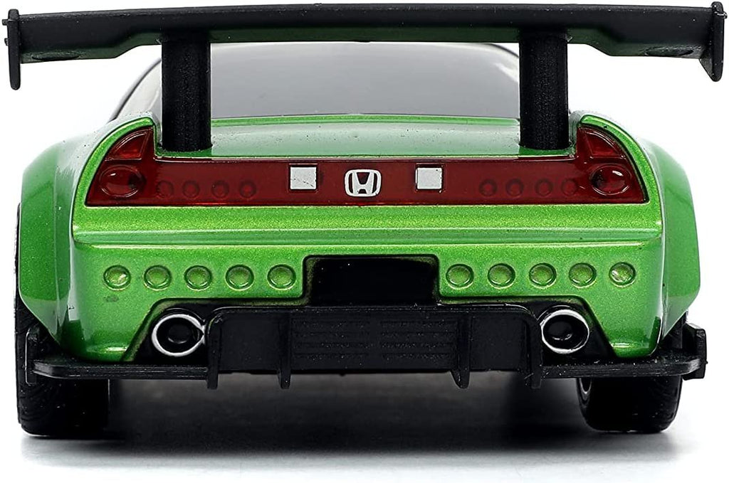 Jada Toys Power Rangers 1:32 2002 Honda NSX Type-R Japan Spec Die-cast Car with 1.65" Green Ranger Figure, Toys for Kids and Adults