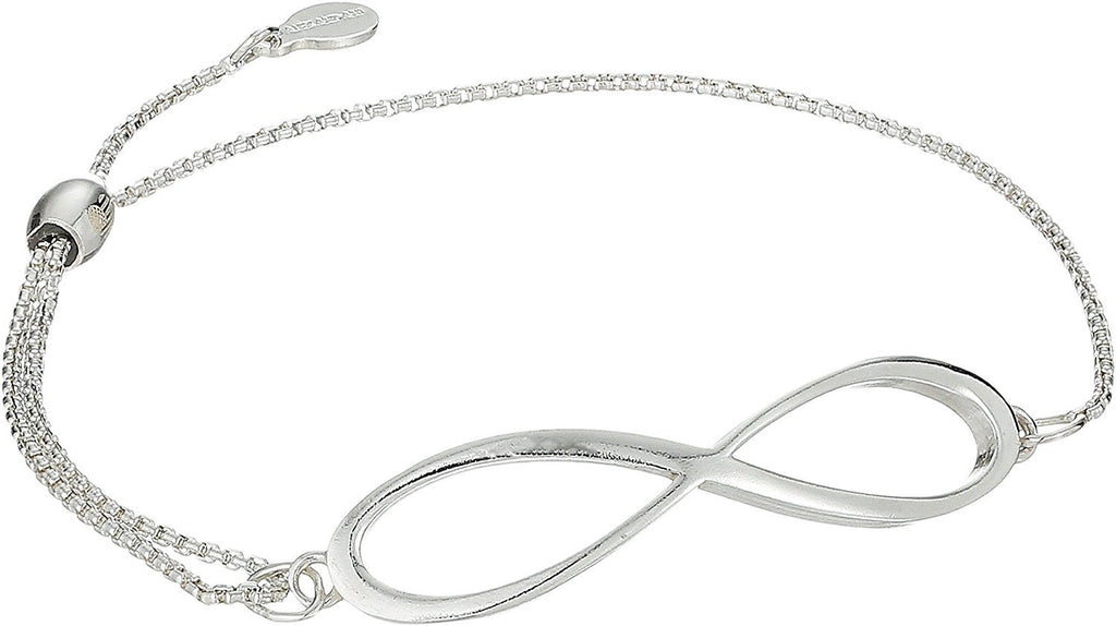Alex and Ani Women's Infinity Pull Chain Bracelet Sterling Silver Bracelet