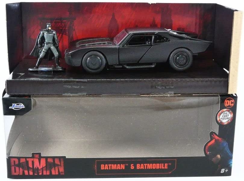Hollywood Rides 2022 Batmobile W/Batman FIG 1/32 Vehicle