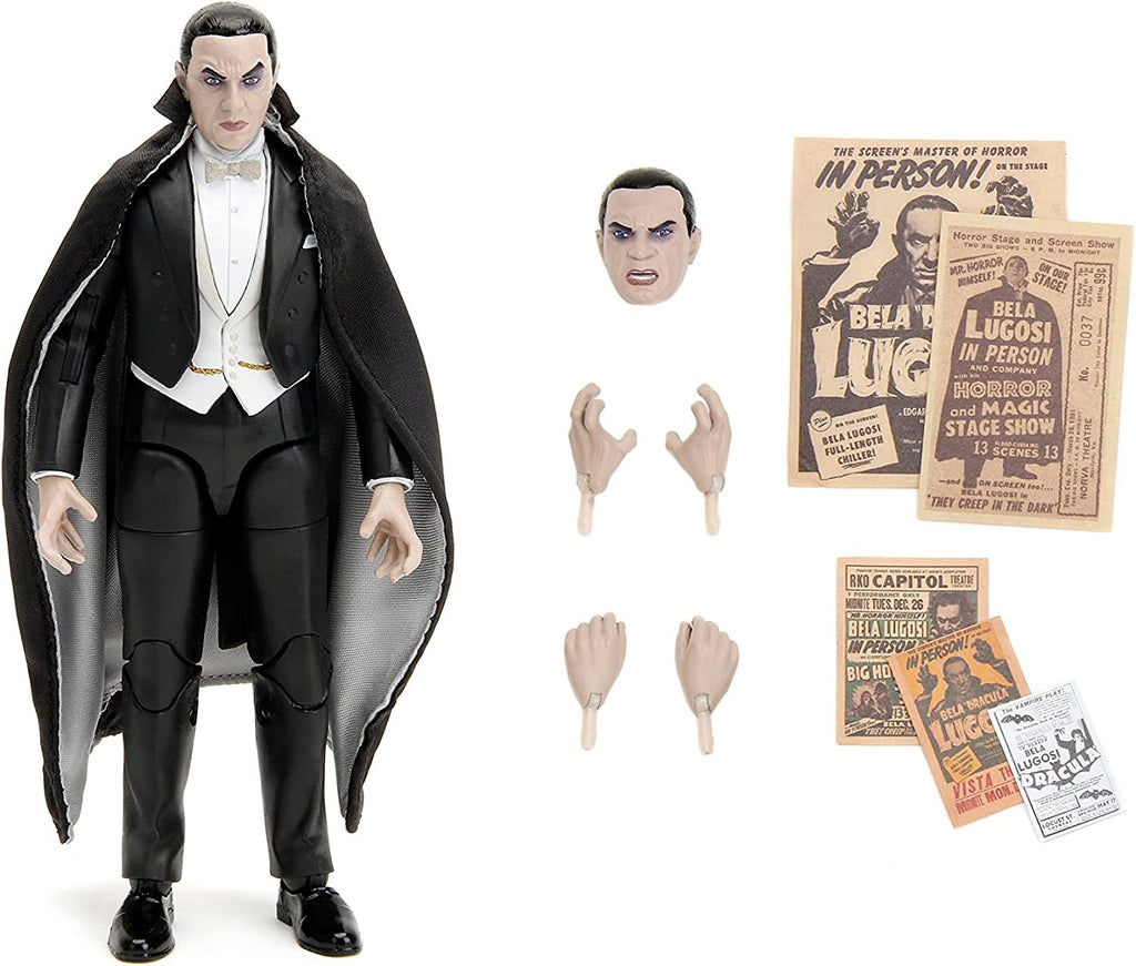 Dracula Bela Lugosi 6" Action Figure, Toys for Kids and Adults