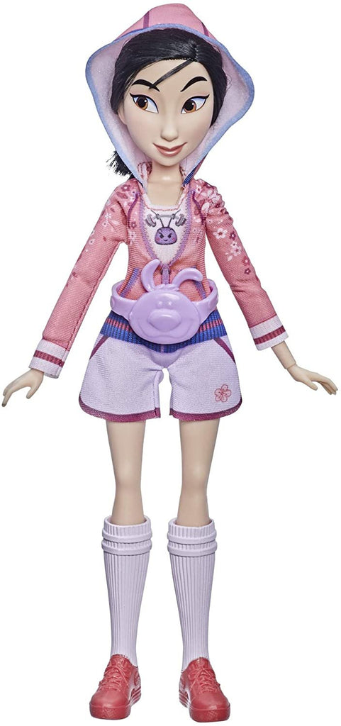 Disney Princess Comfy Squad Mulan Fashion Doll, Toy Inspired by Disney’s Ralph Breaks The Internet, Casual Outfit Doll, Girls 5 and Up , White