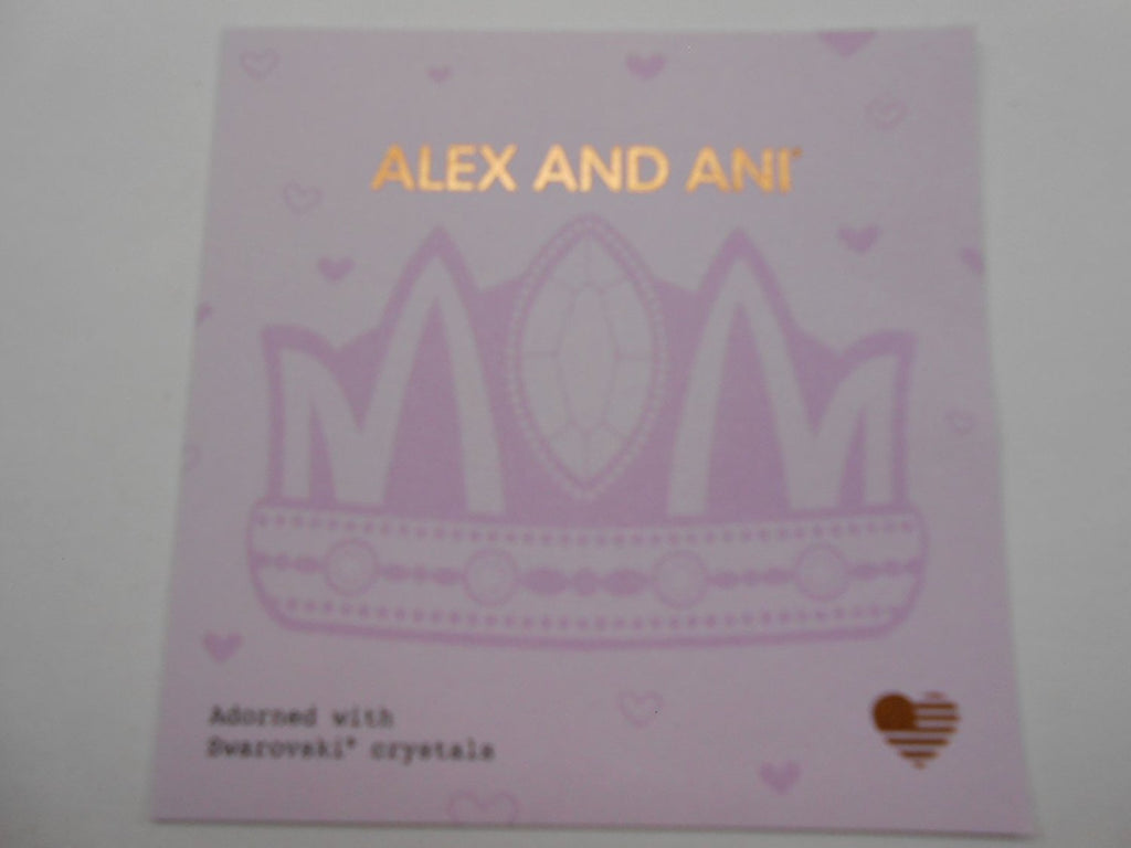 Alex and Ani Queen Mom Necklace Expandable 32" Shiny Silver
