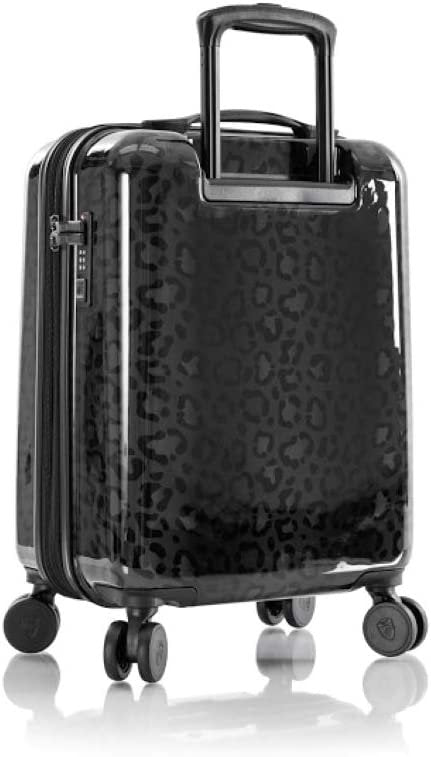 Heys America Black Leopard 21-Inch Hardside Carry-On Spinner (Black Leopard)