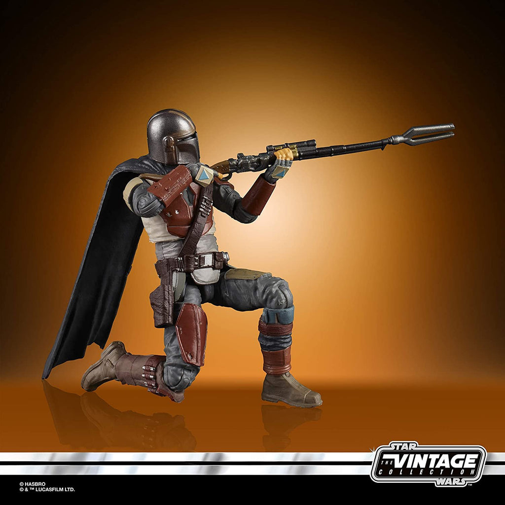 Star Wars The Vintage Collection The Mandalorian Toy, 3.75" Scale Action Figure, Toys for Kids Ages 4 & Up