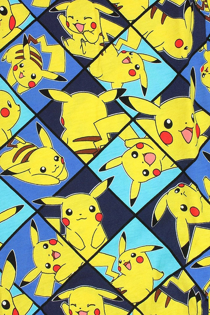 Bioworld Pokemon Pikachu All Over Print Men's Sleep Pants