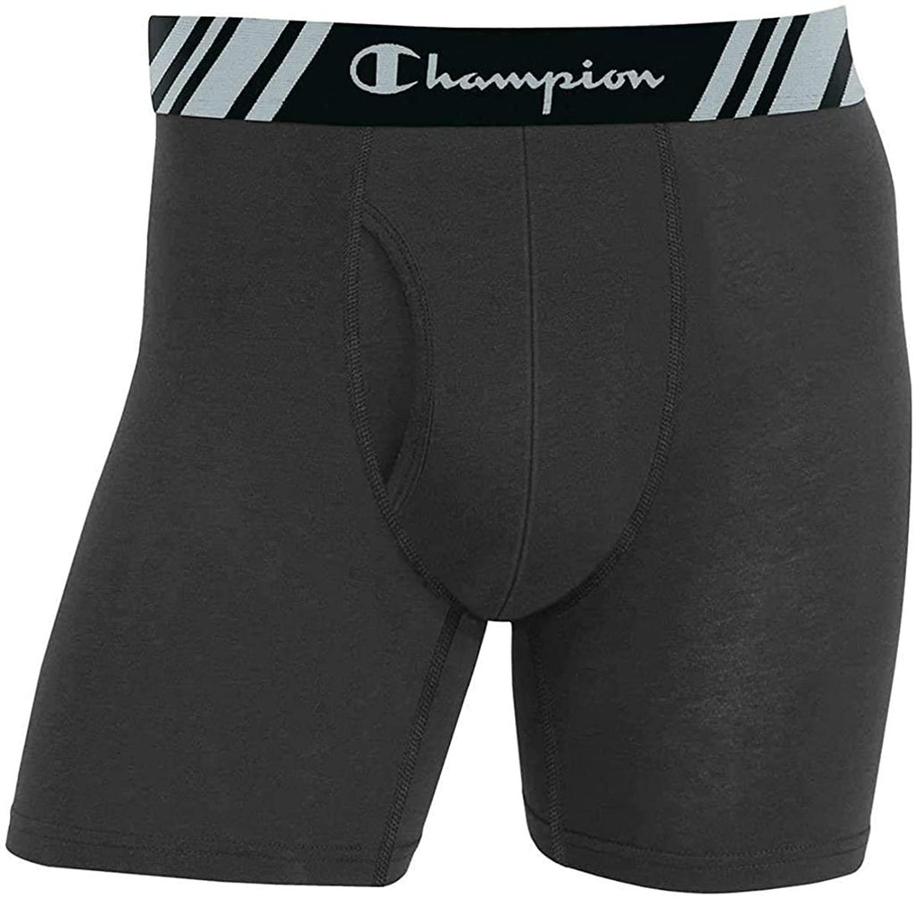 Champion Elite Men's Boxer Briefs 10-Pack All Day Comfort Double Dry X-Temp Slightly Imperfect