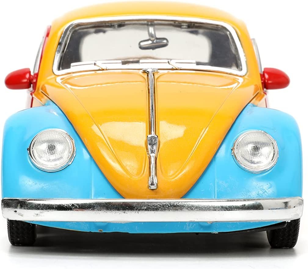 Sesame Street 1:24 1959 Volkswagen Beetle Die-cast Car & 2.75" Oscar The Grouch Figure, Toys for Kids and Adults