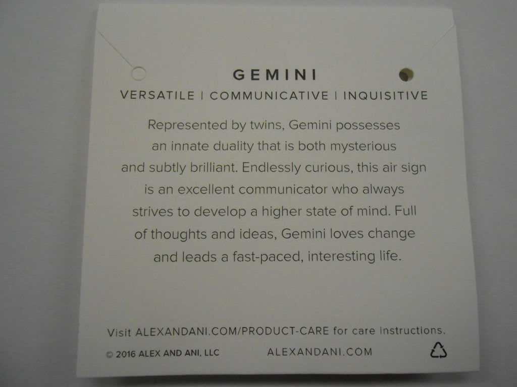 Alex and Ani Gemini Two Tone Bangle Bracelet NWTBC