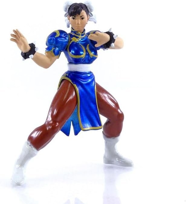 Street Fighter 1:24 1993 Mazda RX-7 Die-Cast Car & 2.75" Chun-Li Figure, Toys for Kids and Adults