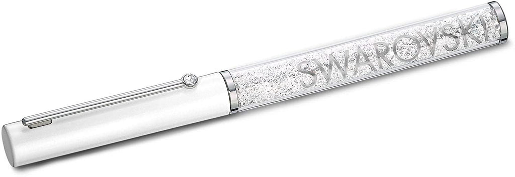 SWAROVSKI Crystalline Gloss Ballpoint Pen 5568761 Chrome White