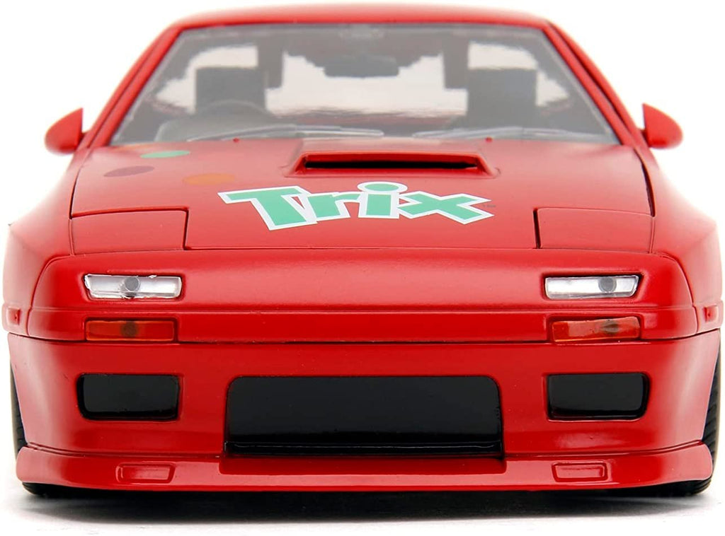 General Mills Trix 1:24 1985 Mazda RX-7 Die-cast Car & 2.75" Trix Rabbit Figure, Toys for Kids and Adults