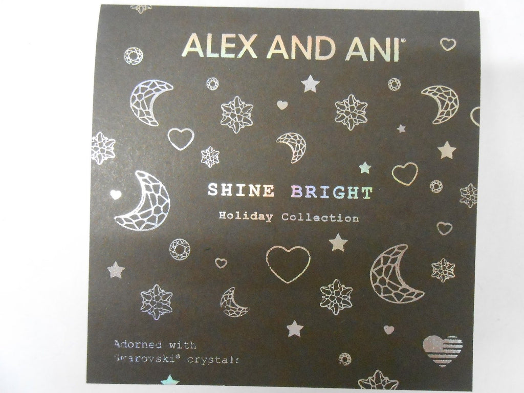 Alex and Ani Snowflake Set of 3 Bangle Bracelet