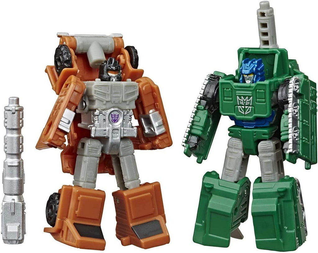 Transformers Toys Generations War for Cybertron: Earthrise Micromaster WFC-E4 Military Patrol 2-Pack - Kids Ages 8 and Up, 1.5-inch
