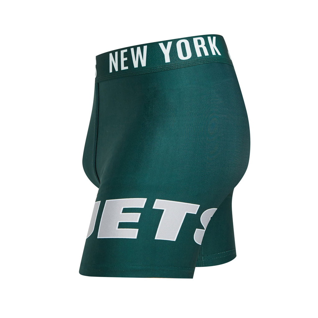 New York Jets Mens Boxer Briefs NFL Performance Active Underwear M-2X