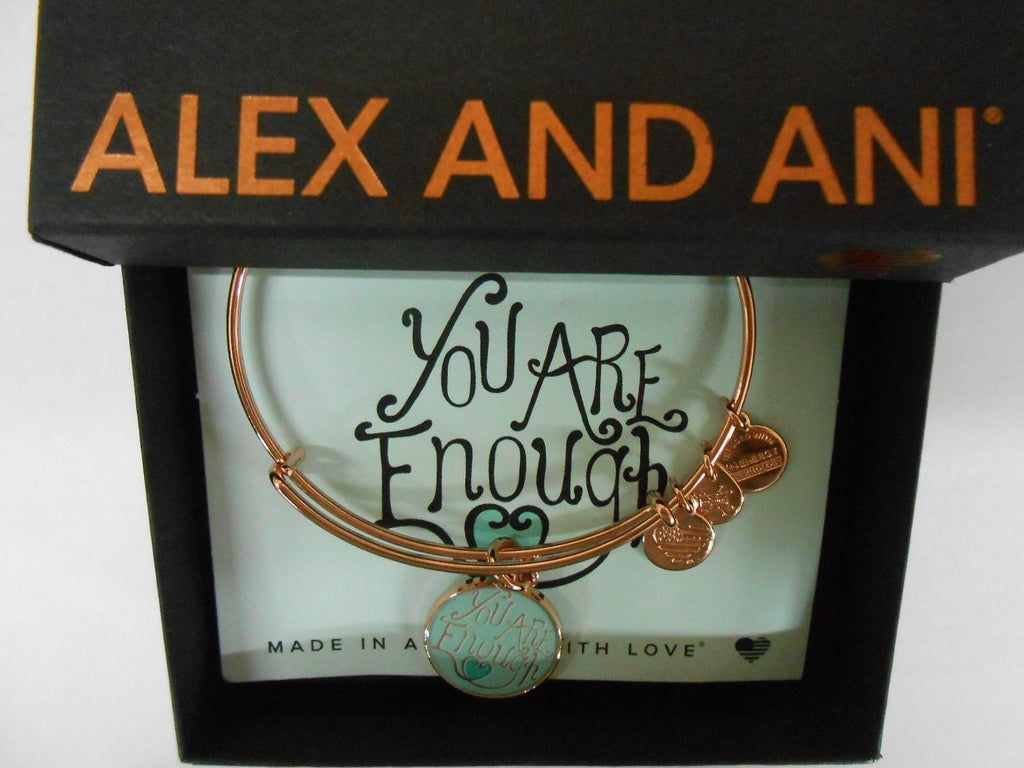 Alex and Ani Womens Words are Powerful - You are Enough Bangle