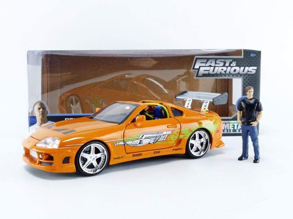 Jada 1:24 Diecast 1995 Toyota Supra with Brian O'Conner Figure