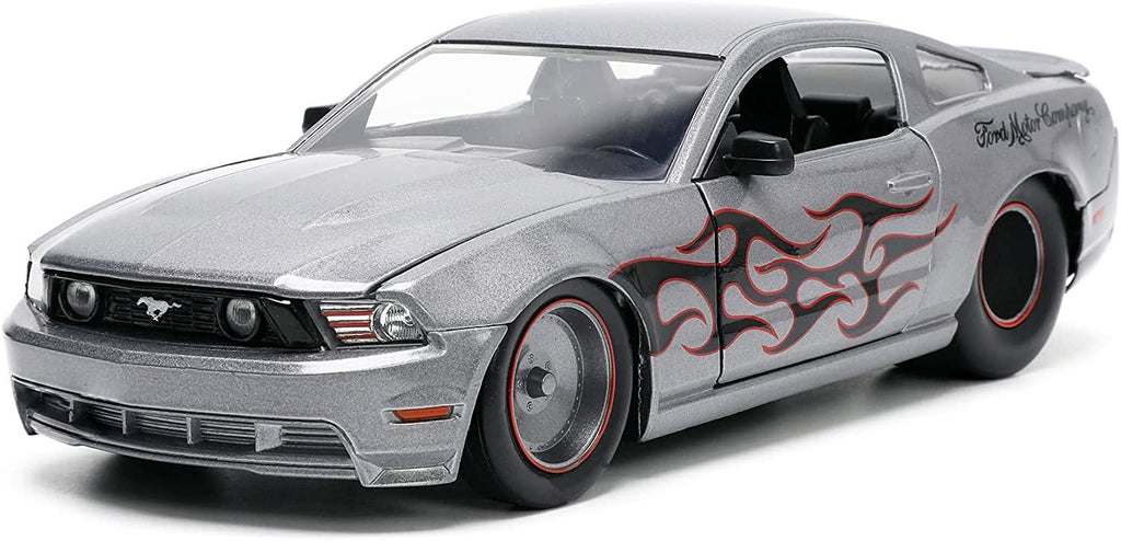 Jada Toys Big Time Muscle 1:24 2010 Ford Mustang GT Die-cast Car, Toys for Kids and Adults