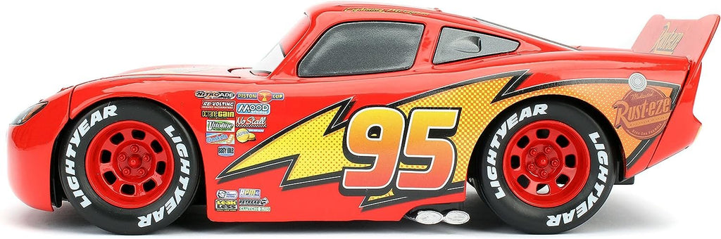Jada Toys Disney Pixar Cars 3 Lightening McQueen Die-cast Car with Tire Rack (99751)