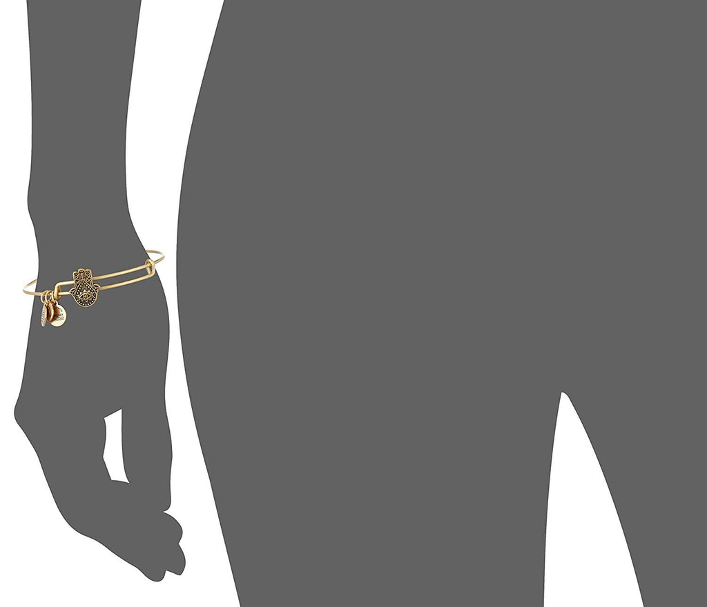 Alex and Ani Hand of Fatima Slider Bangle Bracelet