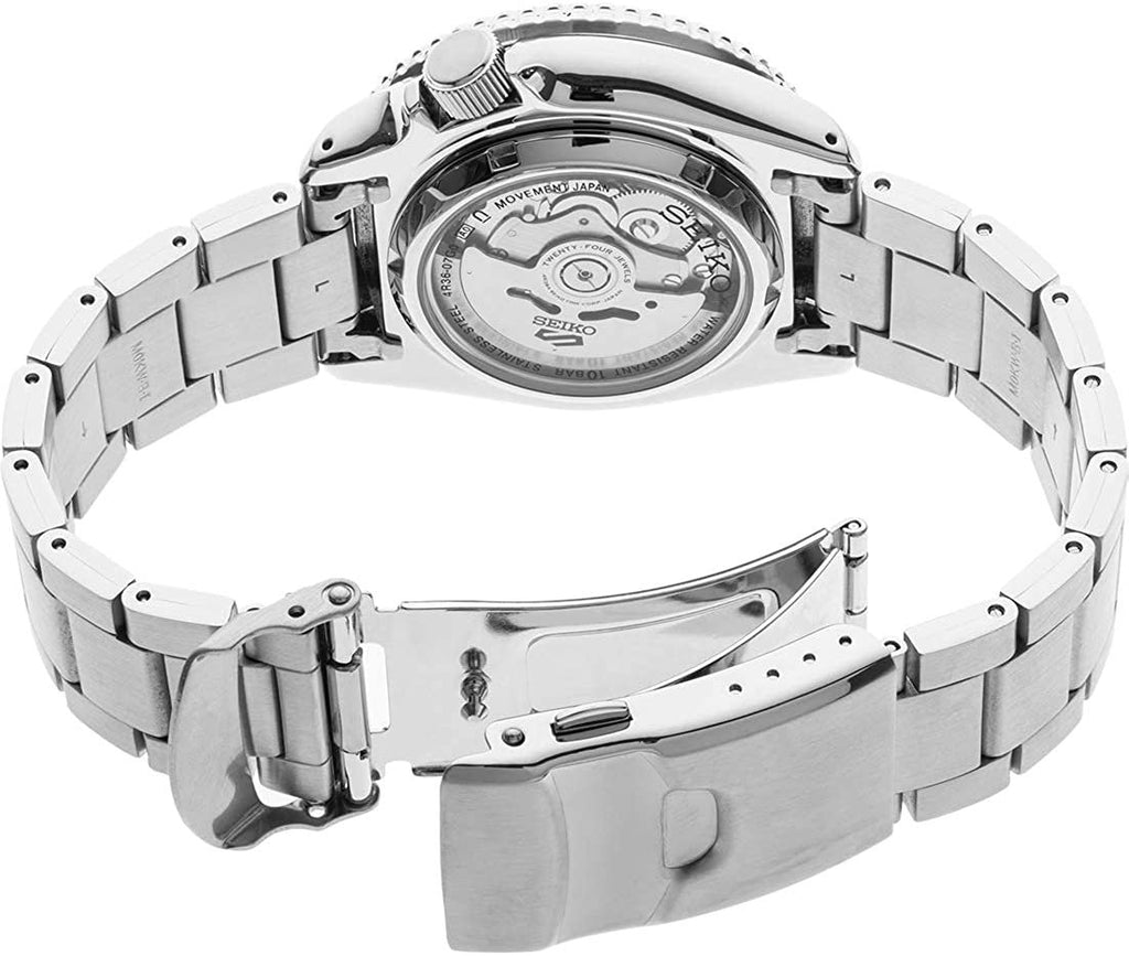 Seiko SRPD59 Seiko 5 Sports Men's Watch Silver-Tone 42.5mm Stainless Steel