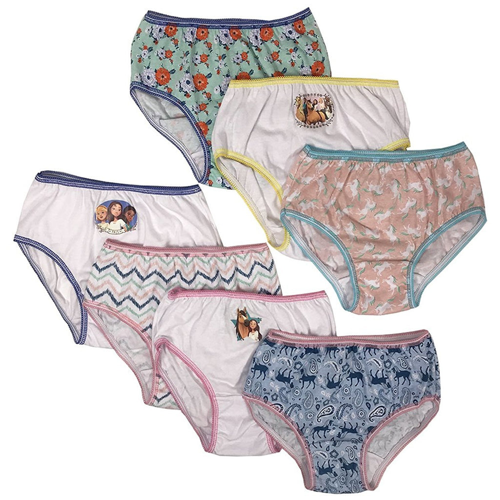 Dreamworks Girls' 7-Pack Spirit The Horse Underwear Panty