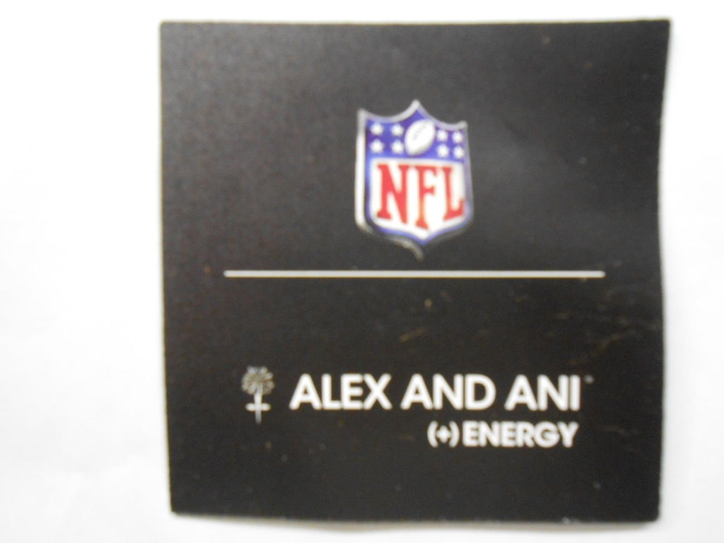 Alex and Ani "NFL" New England Patriots Football Expandable Wire Bangle Bracelet, 7.5"