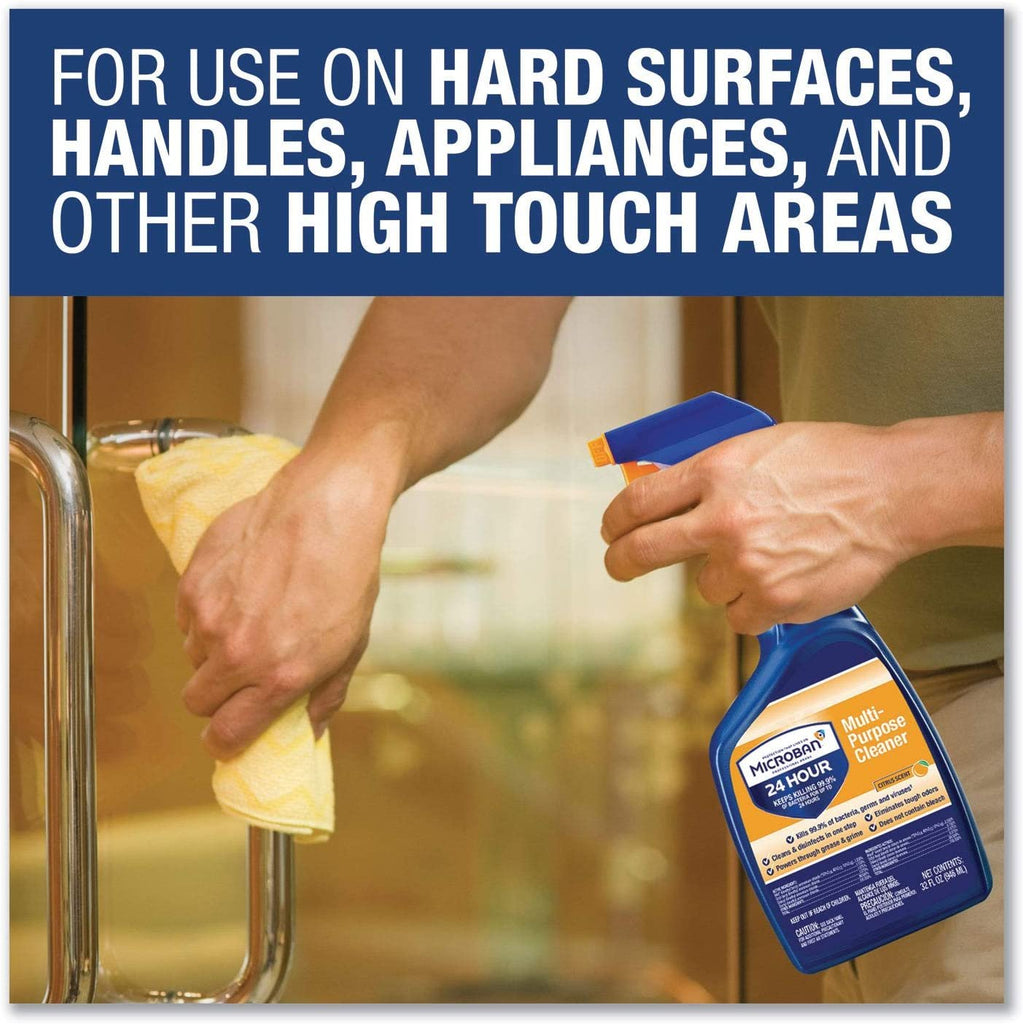 Microban Multi-Purpose Cleaner Citrus RTU Liquid 6/32 oz