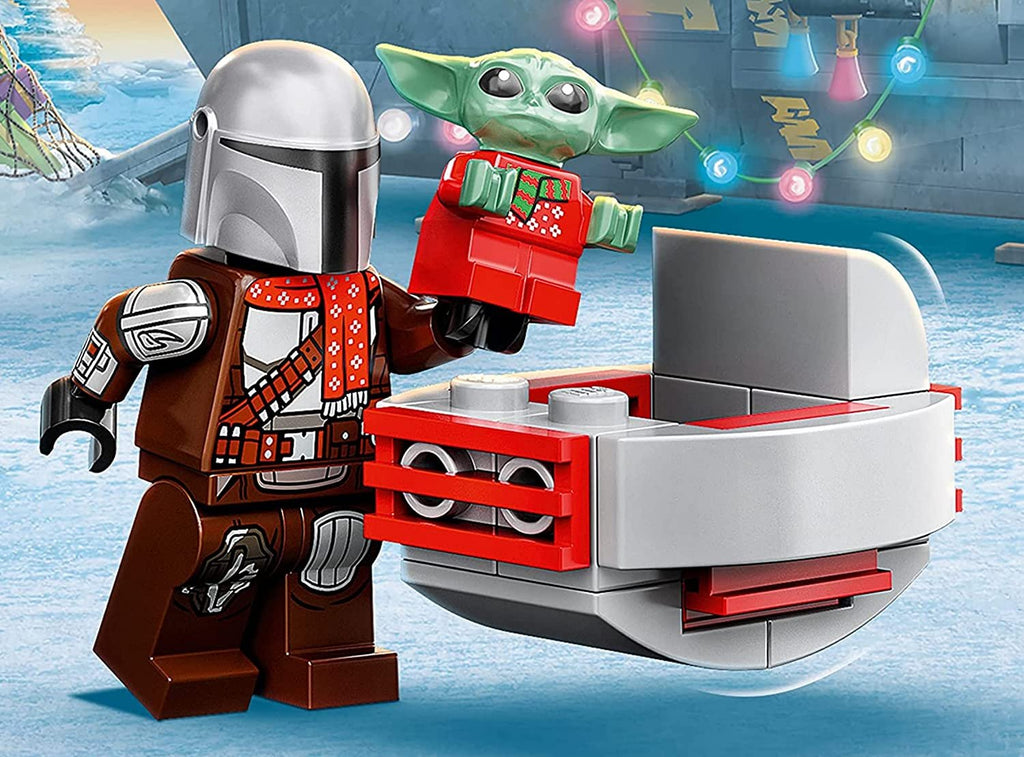 LEGO 75307 Star Wars Advent Calendar 2021，Collectible Toys from The Mandalorian(335 Pieces)