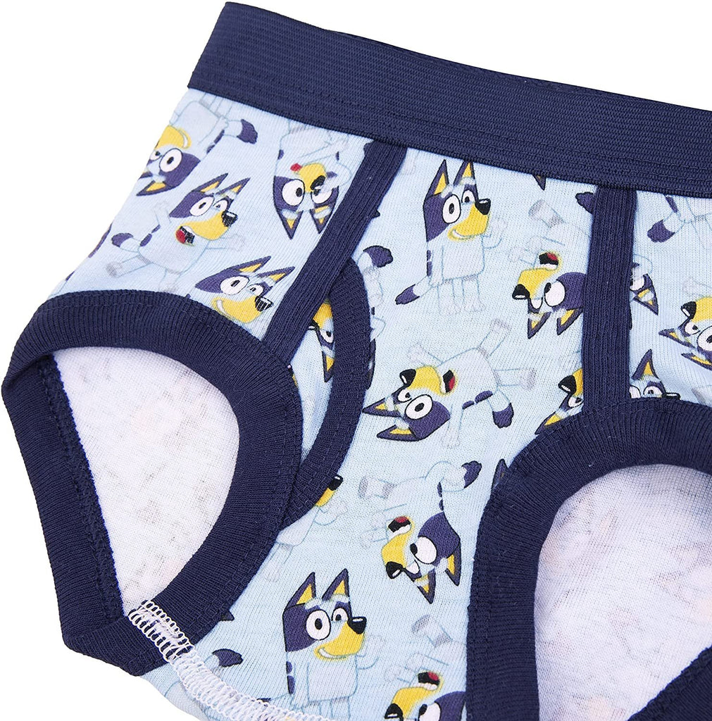 Bluey Boys 7-Pack Underwear Briefs 100% Combed Cotton Comfortable