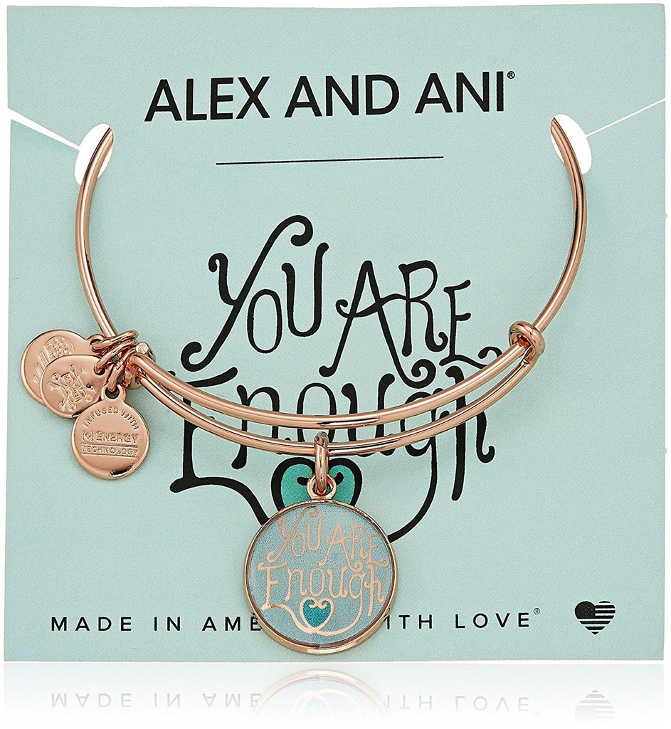 Alex and Ani Womens Words are Powerful - You are Enough Bangle