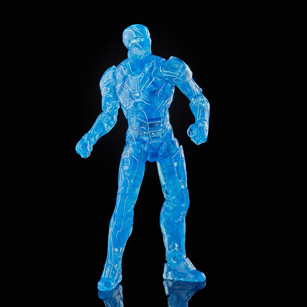 Hasbro Marvel Legends Series 6-inch Hologram Iron Man Action Figure Toy, Premium Design and Articulation Includes 2 Accessories and 1 Build-A-Figure Part