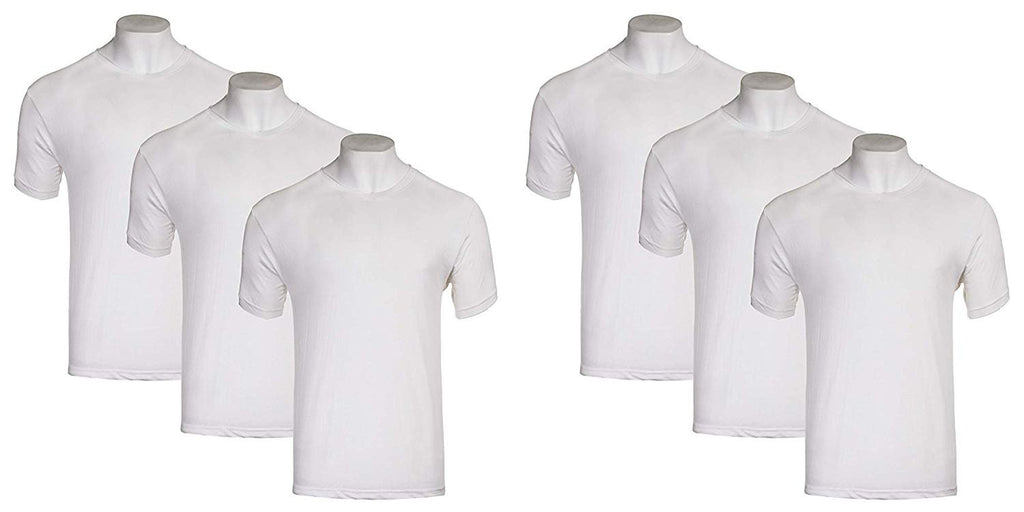 HEAD Boys White V-Neck Tee 6-Pack - Sizes S-XL