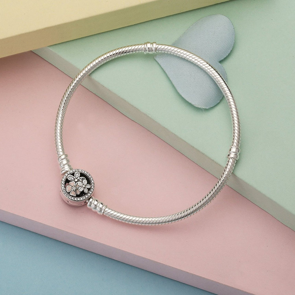 PANDORA Poetic Blooms Bracelet, Mixed Enamels & Clear CZ 590744CZ