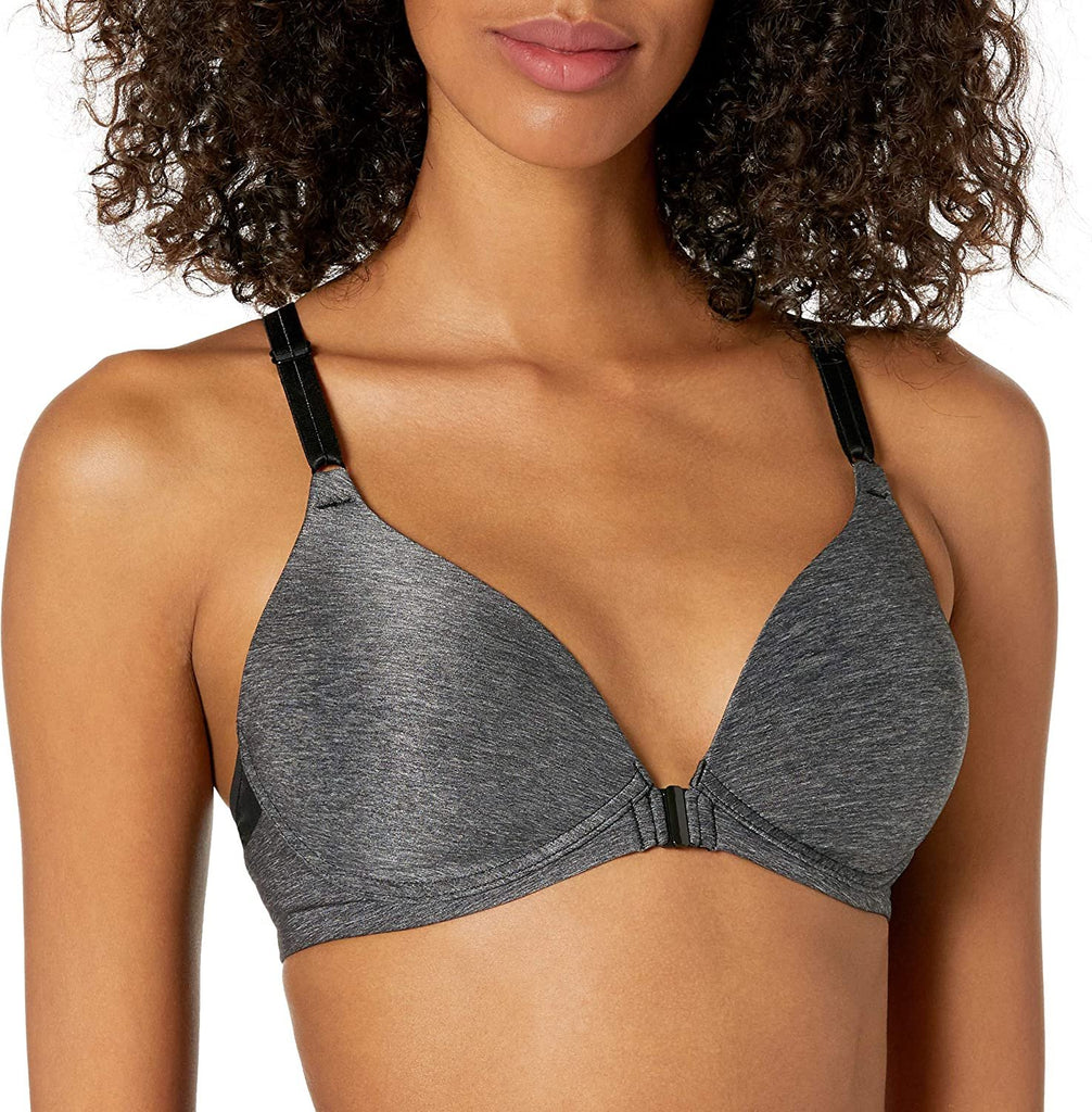 Warner's Women's Play It Cool Moisture-Wicking Wireless Racerback Bra RM4281A, Dark Gray, 38C