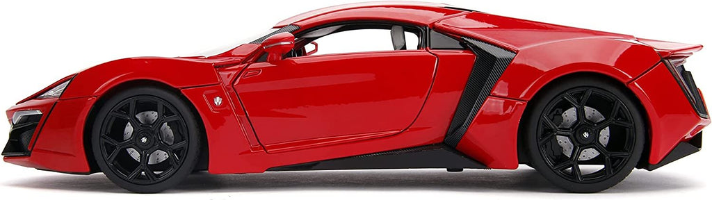 Fast & Furious 1:18 Lykan Hypersport Die-cast Car & 3" Dom Figure, Toys for Kids and Adults