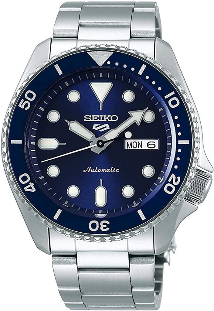 Seiko SRPD51 Seiko 5 Sports Men's Watch Silver-Tone 42.5mm Stainless Steel