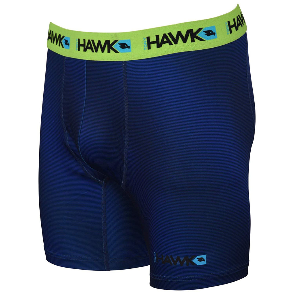 TONY HAWK Mens Performance Underwear - 3-Pack Stretch Performance Boxer Briefs Training Breathable Athletic Fit No Fly