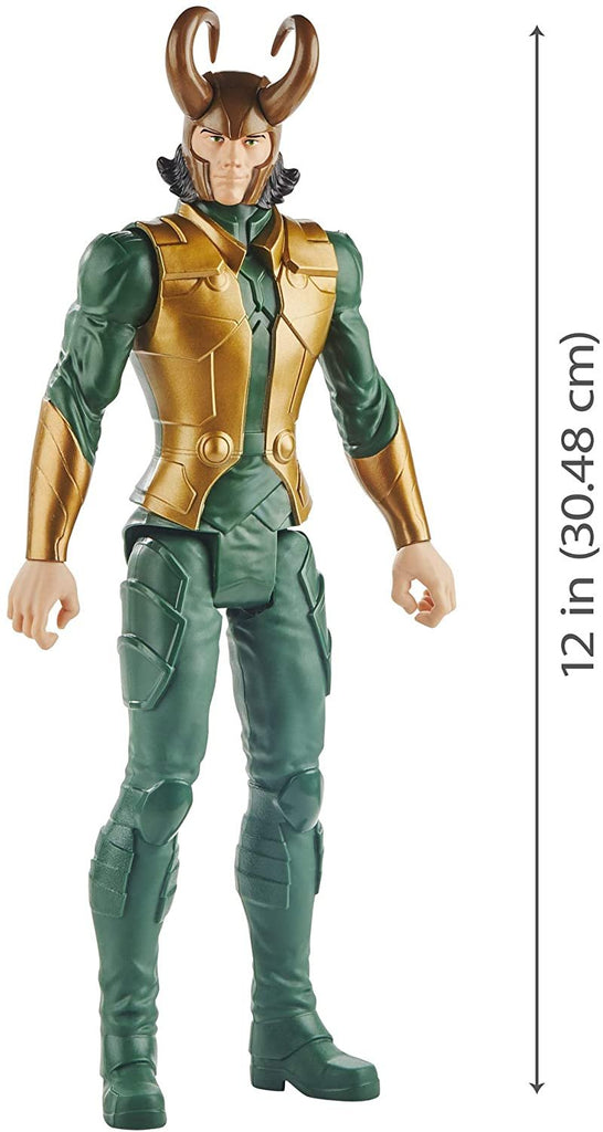 Avengers Marvel Titan Hero Series Blast Gear Loki Action Figure, 12" Toy, Inspired by The Marvel Universe, for Kids Ages 4 & Up