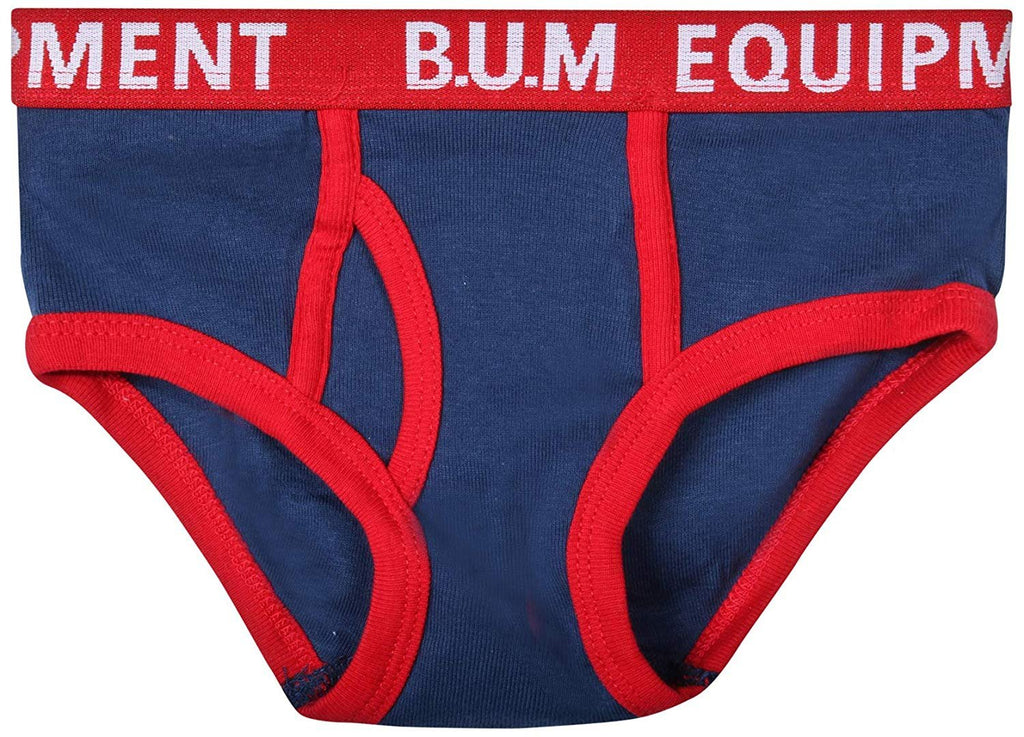 B.U.M. Equipment Toddler and Little Boys' 6 Pack Underwear Briefs, Solids and Prints