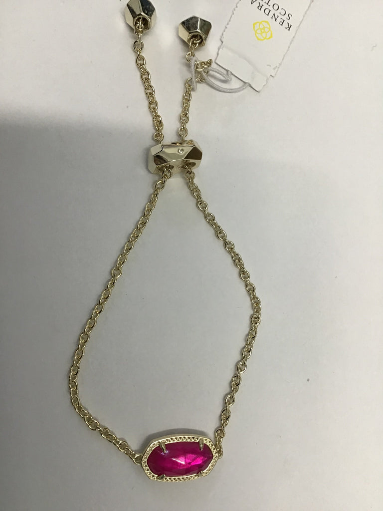Kendra Scott Elaina Chain Bracelet in Azalea Illusion in Gold