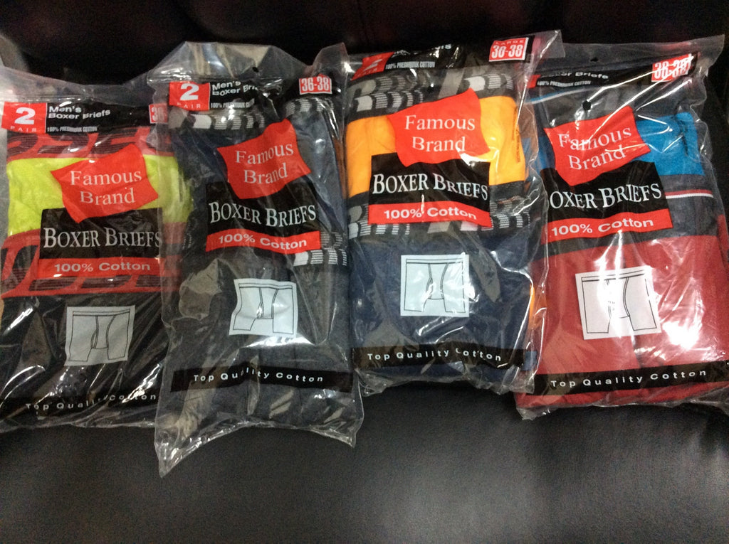 Russell Athletic Men's Boxer Briefs 8-Pack L-XL Assorted Colors/Styles/Material