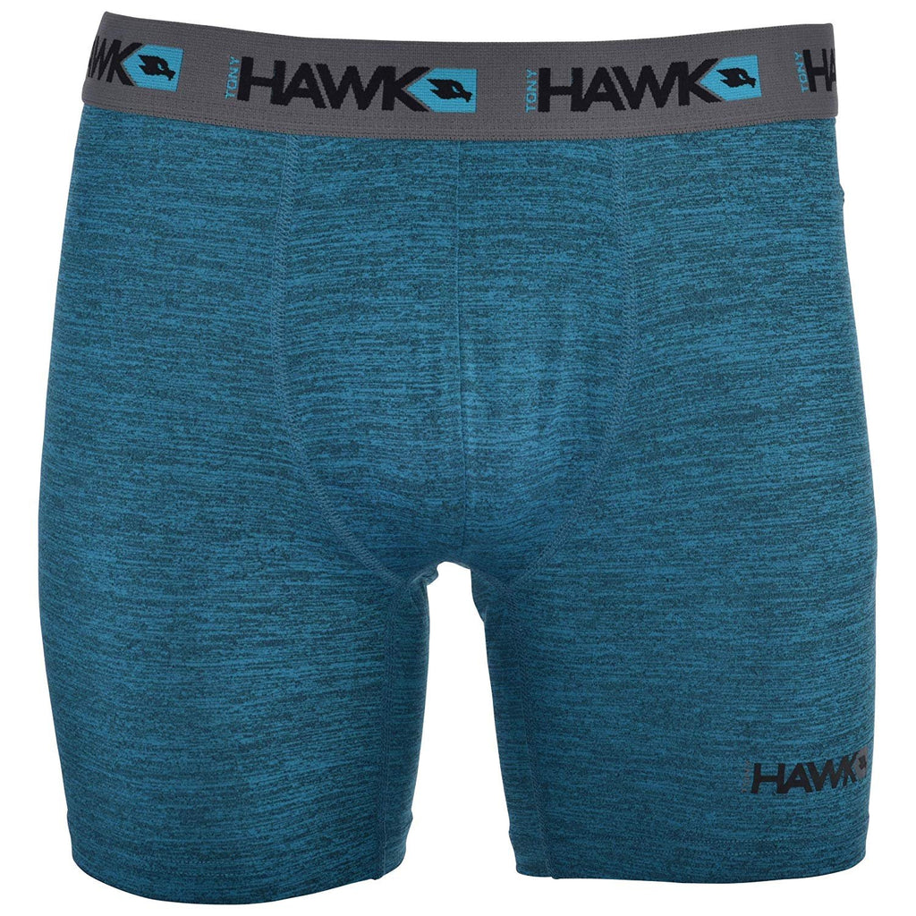 TONY HAWK Mens Performance Underwear - 3-Pack Stretch Performance Boxer Briefs Training Breathable Athletic Fit No Fly
