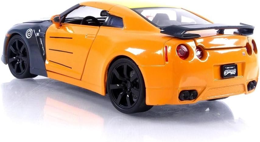 Naruto 1:24 2009 Nissan GT-R(R35) Die-Cast Car & 2.75" Naruto Figure, Toys for Kids and Adults