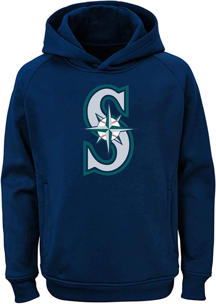 Outerstuff MLB Youth 8-20 Team Color Polyester Performance Primary Logo Pullover Sweatshirt Hoodie