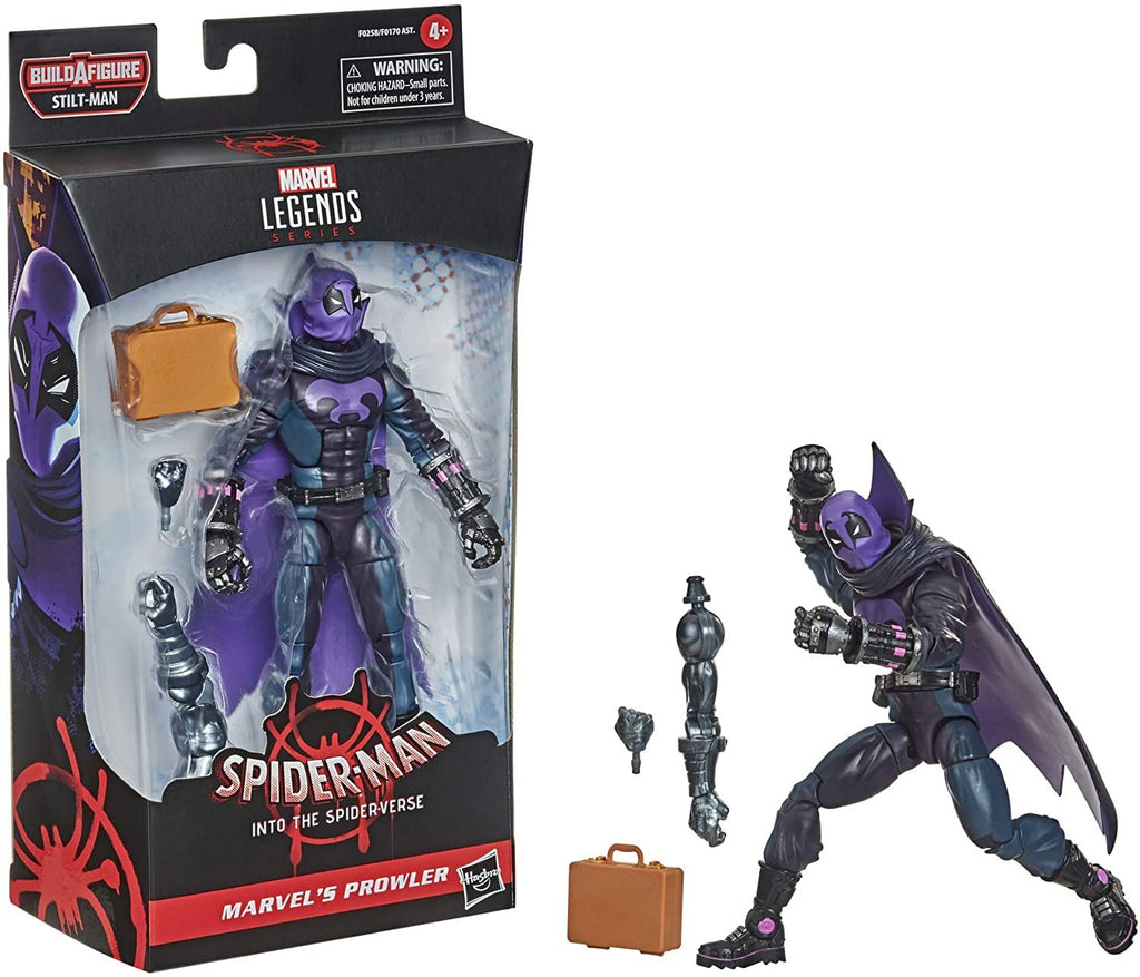 Spider-Man Hasbro Marvel Legends Series Into The Spider-Verse Marvel’s Prowler 6-inch Collectible Action Figure Toy for Kids Age 4 and Up