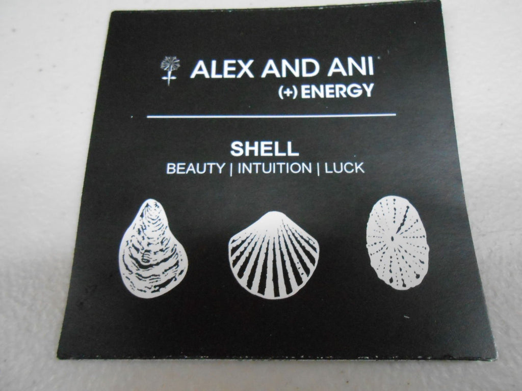 Alex and Ani Womens Sea Shell Charm Bangle