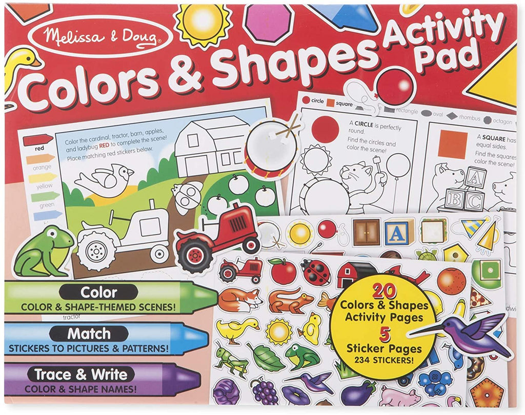 Melissa & Doug Colors & Shapes Activity Pad