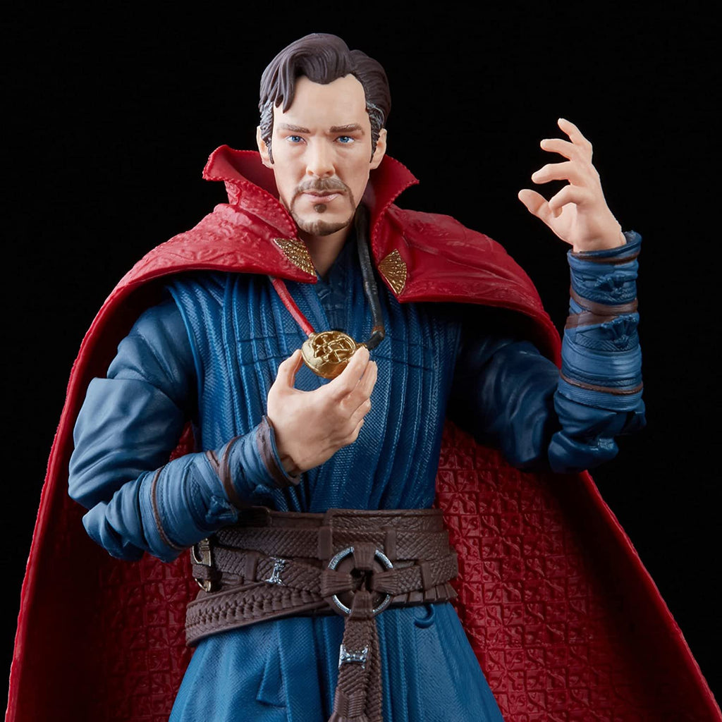 Spider-Man Marvel Legends Series Doctor Strange 6-inch Collectible Action Figure Toy and 4 Accessories and 1 Build-A-Figure Part(s)