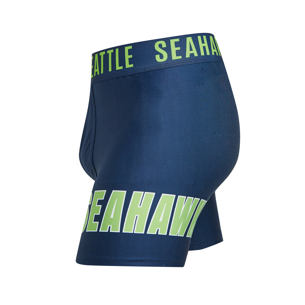Seattle Seahawks Mens Boxer Briefs NFL Performance Active Underwear M-2X